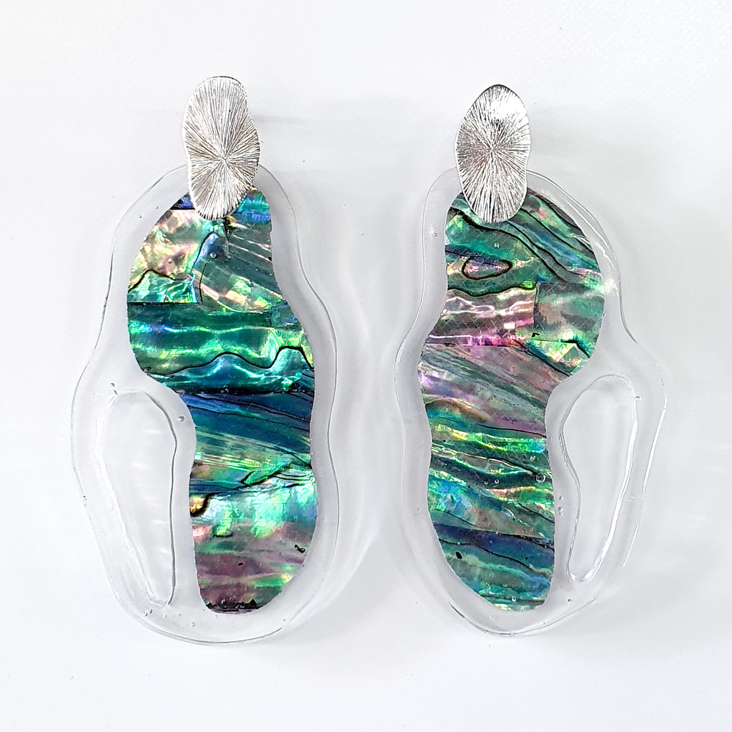 Boucles d'oreilles QUIETUDE (pièce unique)