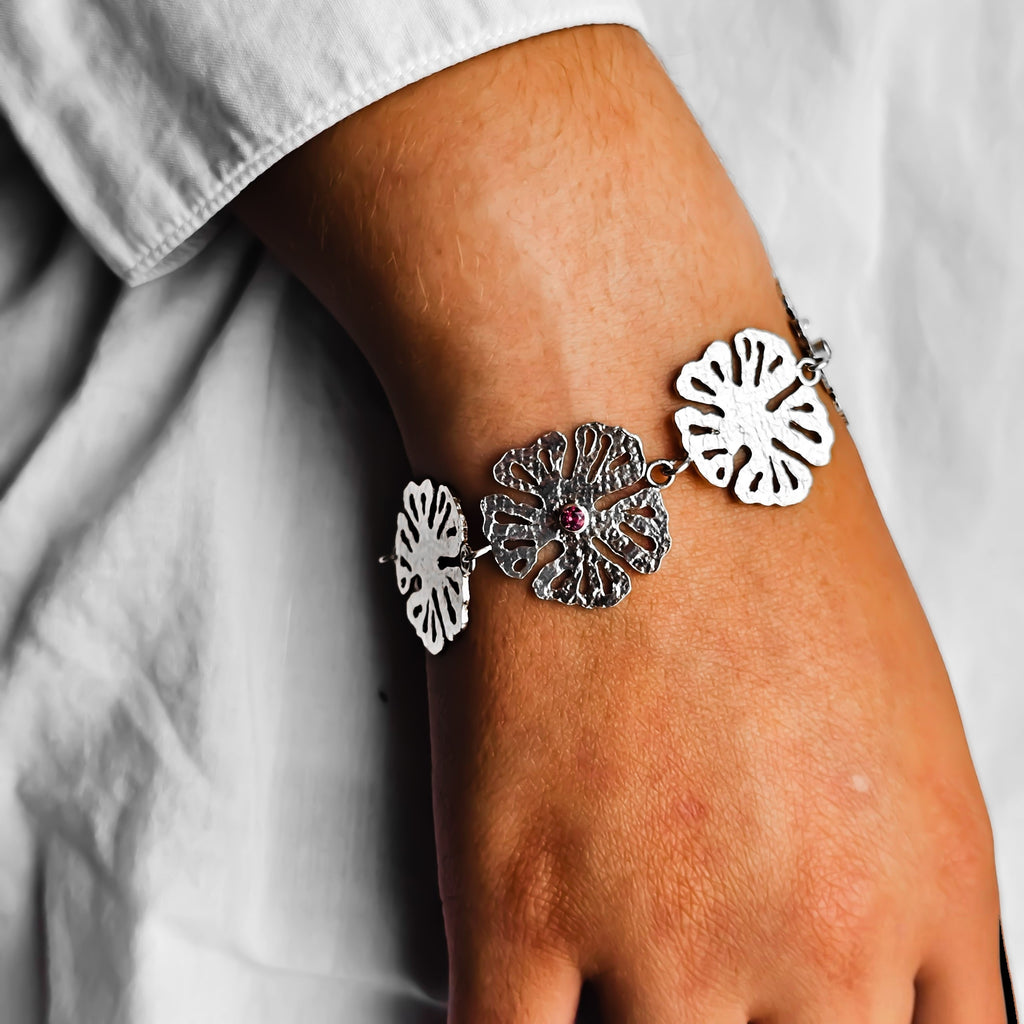 Bracelet MORPHEA "La flamboyante" (version lunaire)