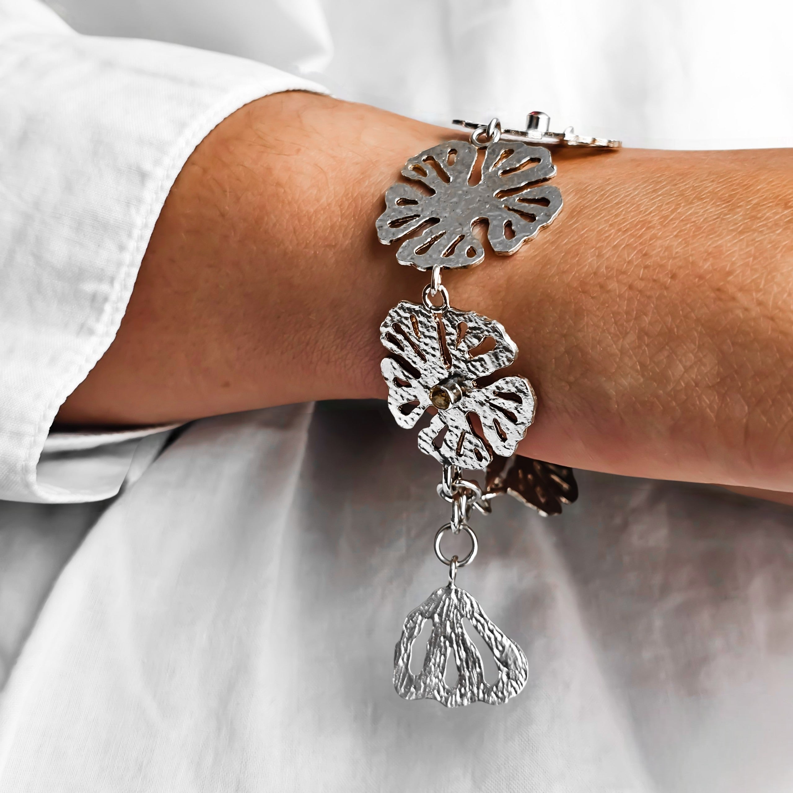Bracelet MORPHEA "La flamboyante" (version lunaire)