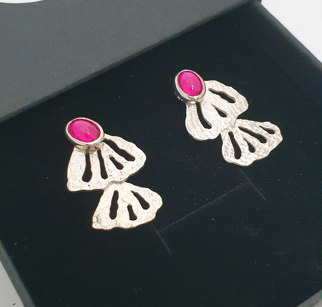 Boucles d'oreille MORPHEA "La Désinvolte" (version lunaire)