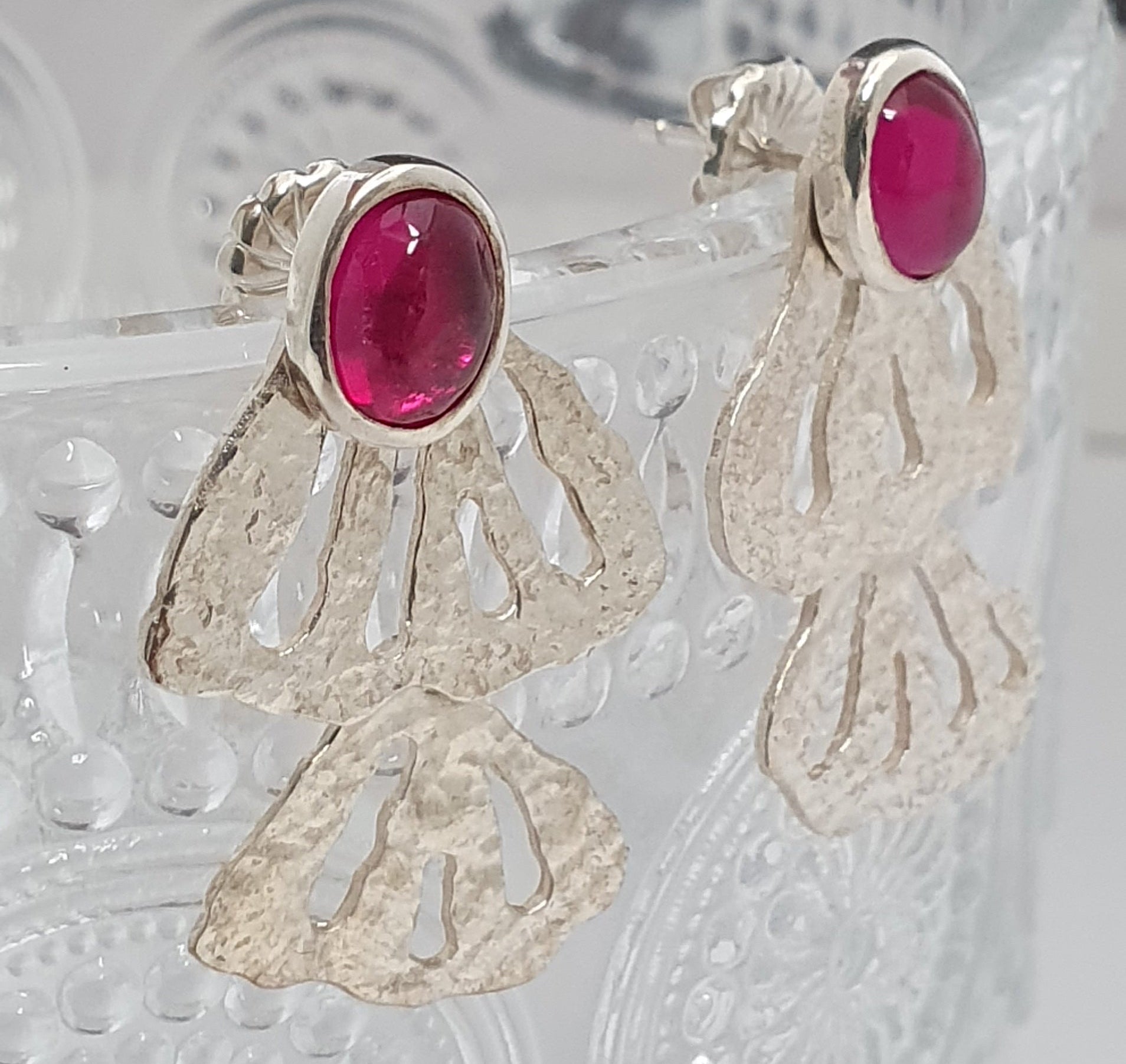 Boucles d'oreille MORPHEA "La Désinvolte" (version lunaire)