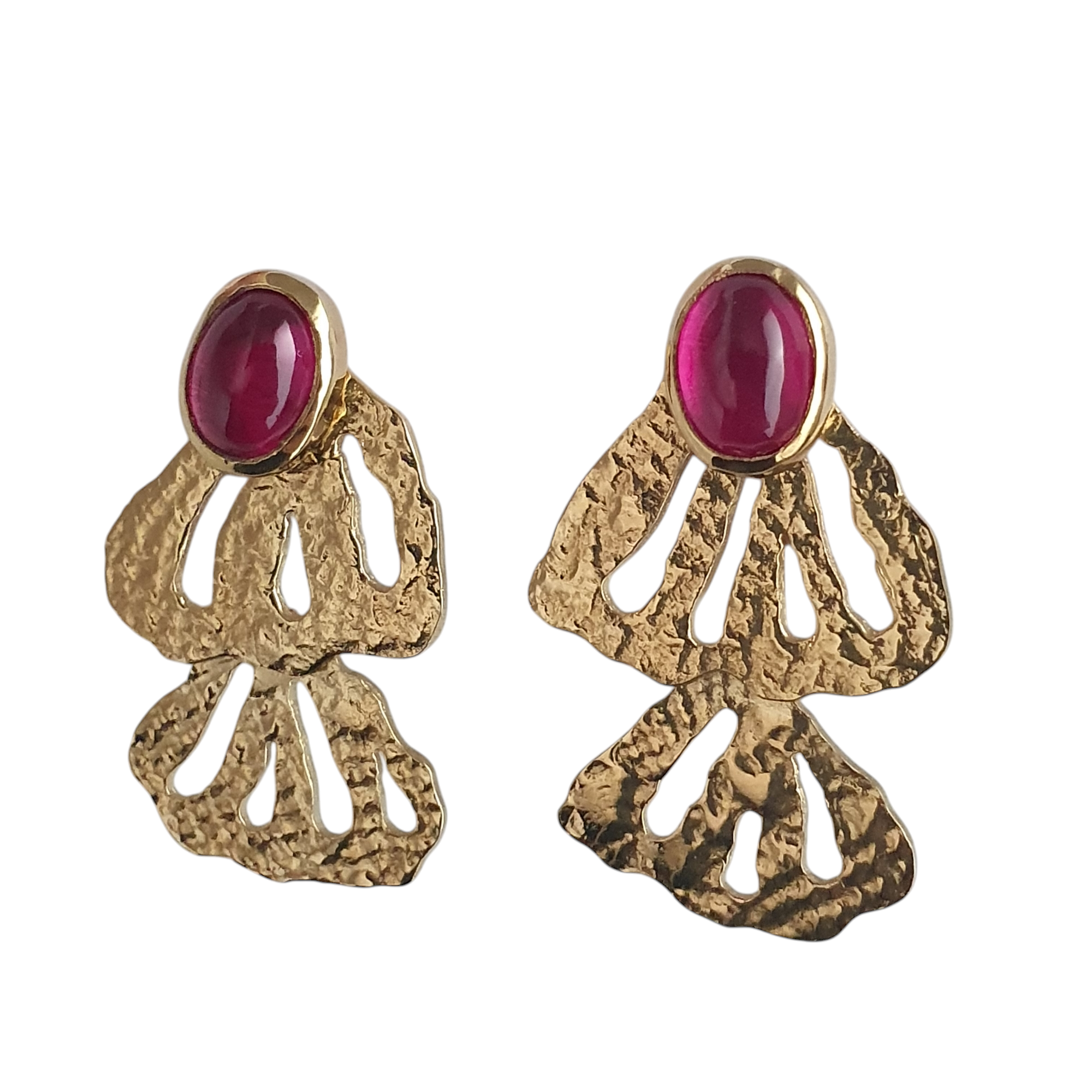 Boucles d'oreille MORPHEA "La Désinvolte" (version solaire)