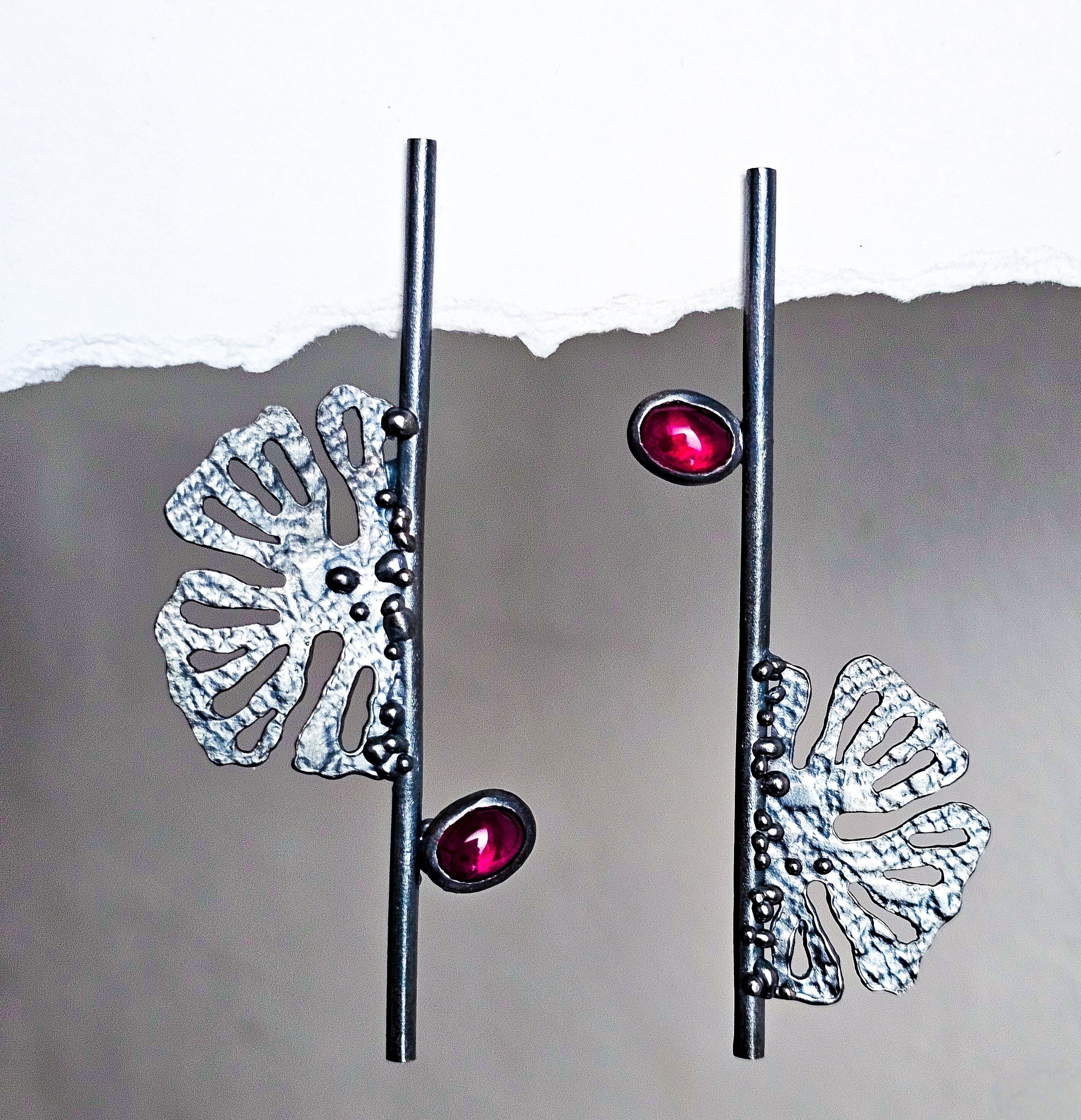 Boucles d'oreille MORPHEA "L'indomptable bis" (version mystique)