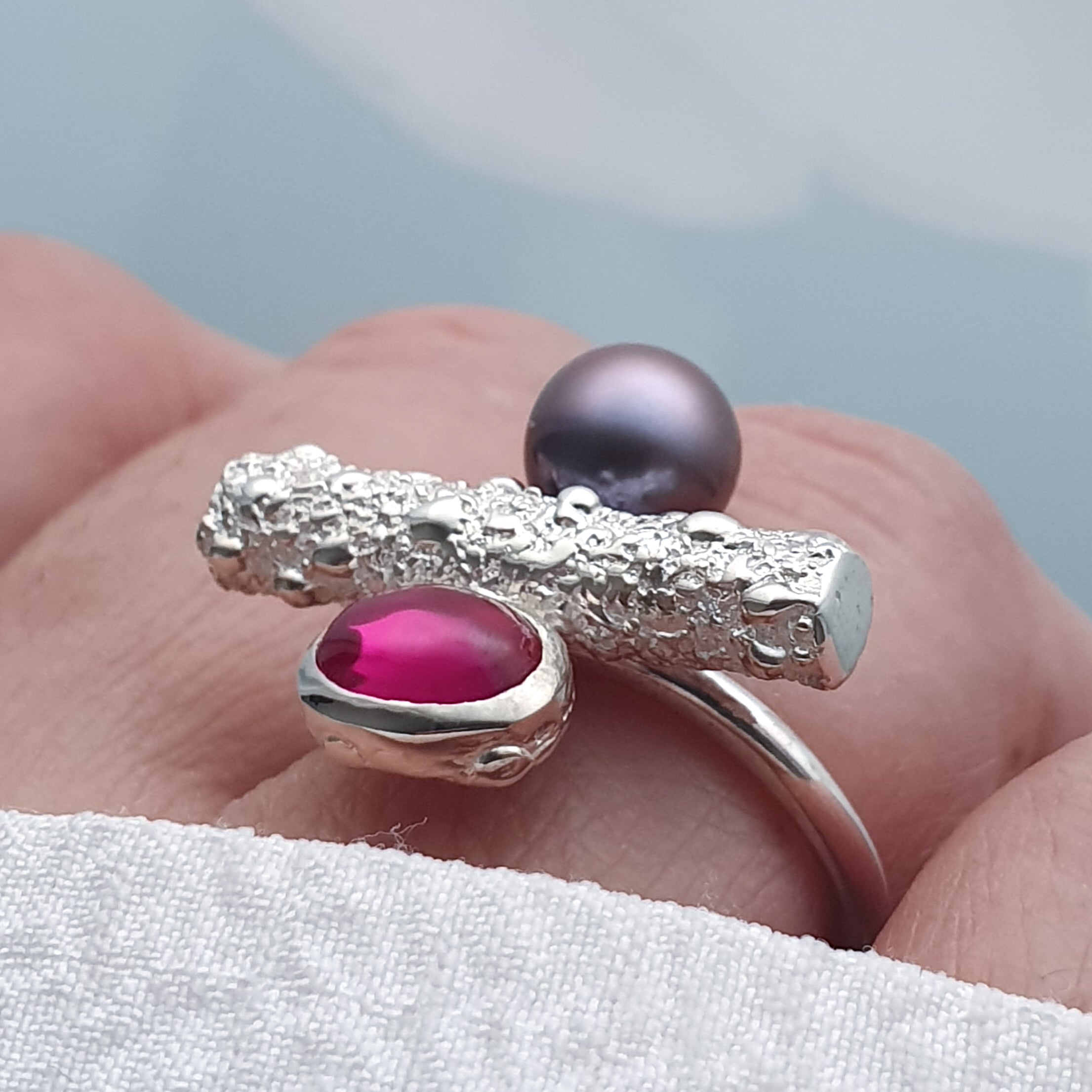 Bague MORPHEA "La Rayonnante" phase 2